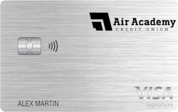Air Academy Credit Union Visa® Travel Rewards+ card art