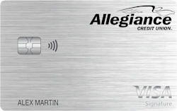 Allegiance Credit Union Visa® Everyday Rewards+ card art