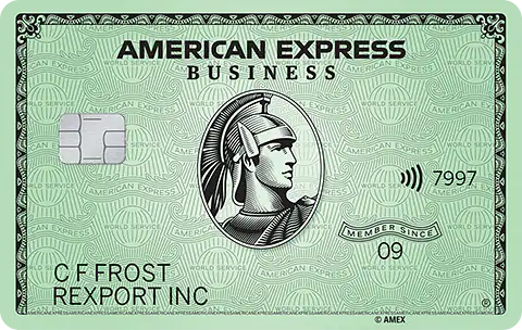 Business Green Rewards card art
