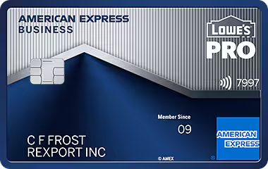 Lowe's Business Rewards card art