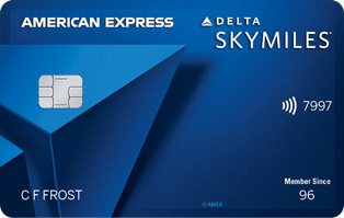 Delta SkyMiles® Blue American Express card art