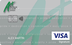 A+ Federal Credit Union Visa® Everyday Rewards+ card art