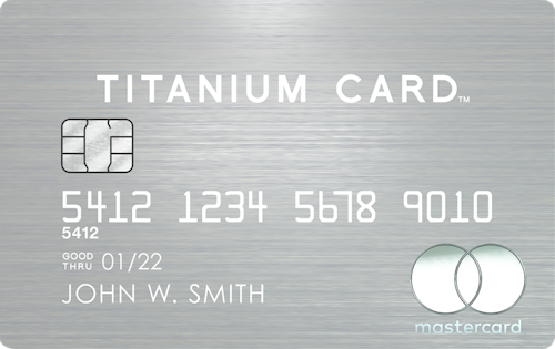 Mastercard® Titanium card art