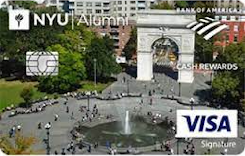 NYUAA Customized Cash Rewards Credit Card card art