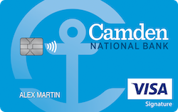Camden National Bank Visa® Business Cash Preferred card art