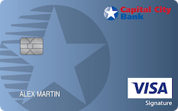 Capital City Bank Visa® Travel Rewards+ card art