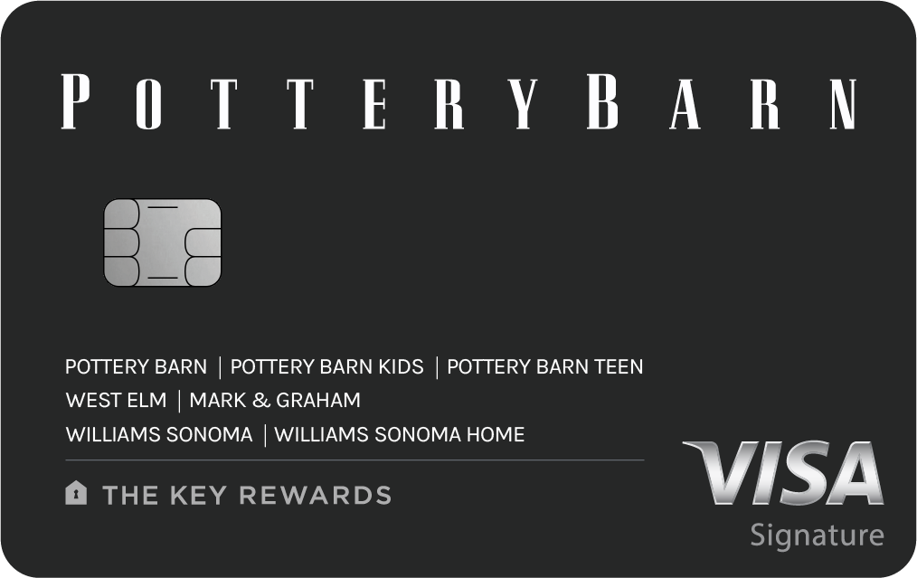 Pottery Barn Key Rewards Visa card art