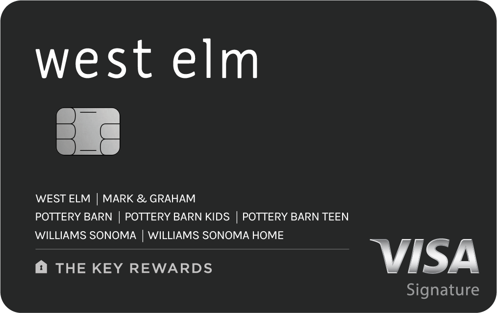West Elm Key Rewards Visa card art