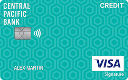 Central Pacific Bank Visa® Reserve Rewards+ Card card art