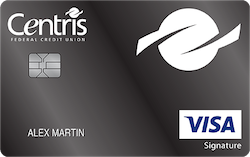 Centris Federal Credit Union Visa® Max Cash Preferred card art