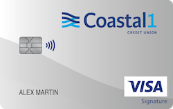Coastal1 Credit Union Visa® Business Cash Preferred card art