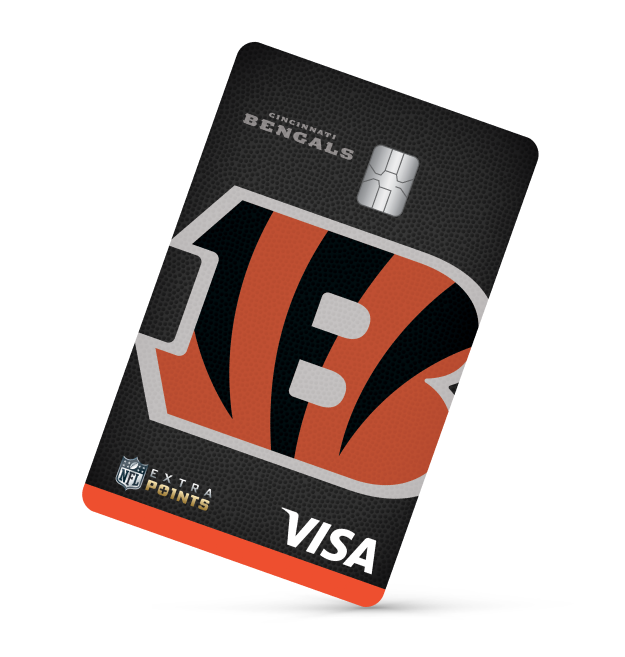 Cincinnati Bengals Extra Points Visa® card art