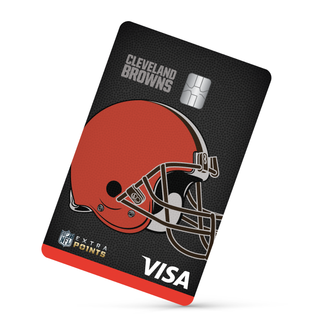 Cleveland Browns Extra Points Visa® card art