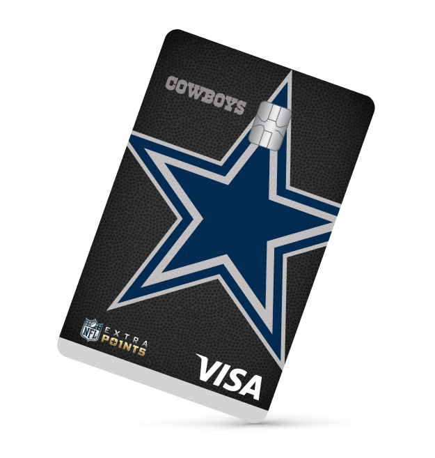 Dallas Cowboys Extra Points Visa® card art