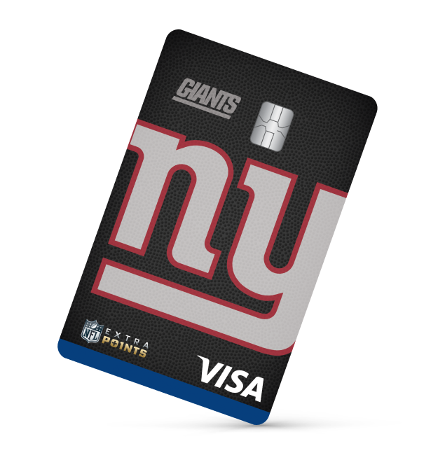 New York Giants Extra Points Visa® card art