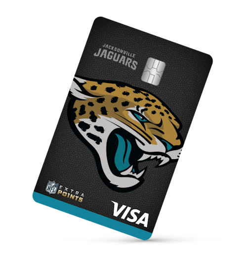 Jacksonville Jaguars Extra Points Visa® card art