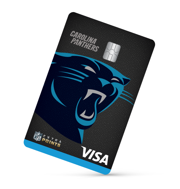 Carolina Panthers Extra Points Visa® card art