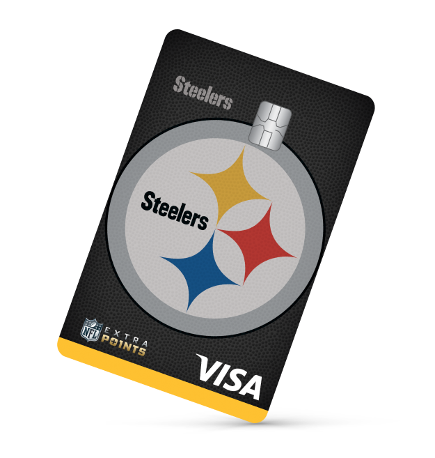 Pittsburgh Steelers Extra Points Visa® card art