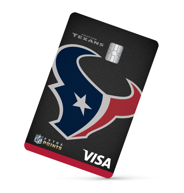 Houston Texans Extra Points Visa® card art