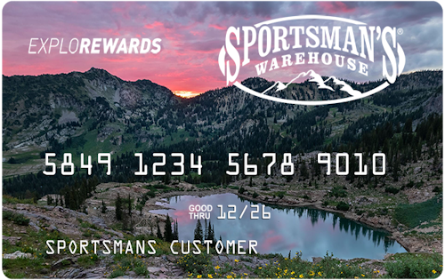 Sportsman's Warehouse Explorewards card art