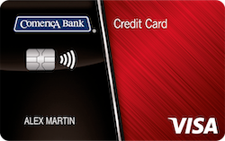 Comerica Bank Visa® Travel Rewards+ card art