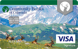 Community Banks of Colorado Visa® Max Cash Preferred card art