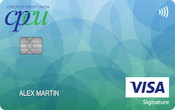 CorePlus Credit Union Visa® Reserve Rewards+ Card card art