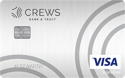Crews Bank & Trust Visa® Travel Rewards+ card art