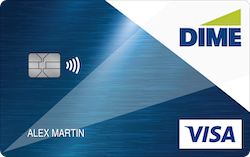 Dime Community Bank Visa® Max Cash Preferred card art