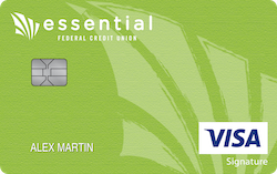 Essential FCU Visa® Business Cash Preferred card art
