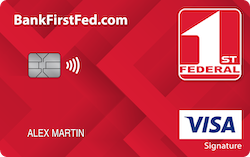 First Federal Savings Bank Twin Falls Visa® Max Cash Preferred card art