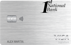 First National Bank of Waterloo Visa® Business Cash Preferred card art