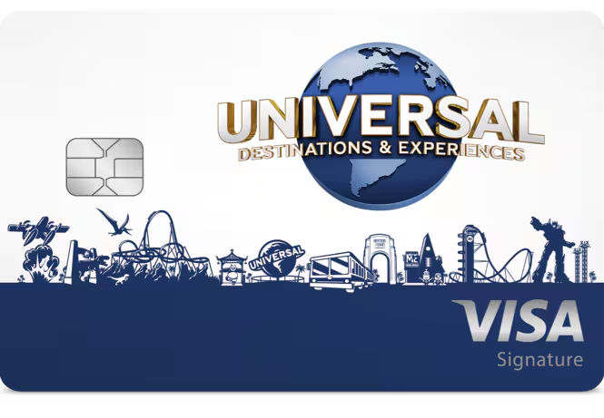 Universal Rewards Plus Visa Signature® card art