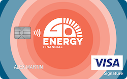 Go Energy Financial Credit Union Visa® Travel Rewards+ card art