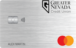 Greater Nevada Credit Union  Mastercard® Travel Rewards+ card art