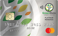 GreenState Credit Union Platinum Rewards Mastercard card art