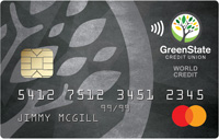 GreenState Credit Union World Mastercard card art