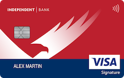 Independent Bank Visa® Everyday Rewards+ card art