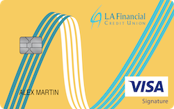 LA Financial Credit Union Visa® Reserve Rewards+ Card card art