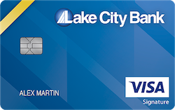 Lake City Bank Visa® Reserve Rewards+ Card card art