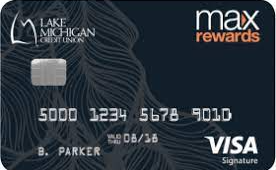 Lake Michigan Credit Union Max Rewards Visa Signature card art