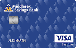 Middlesex Savings Bank Visa® Max Cash Preferred card art