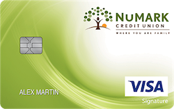 NuMark Credit Union Visa® Reserve Rewards+ Card card art