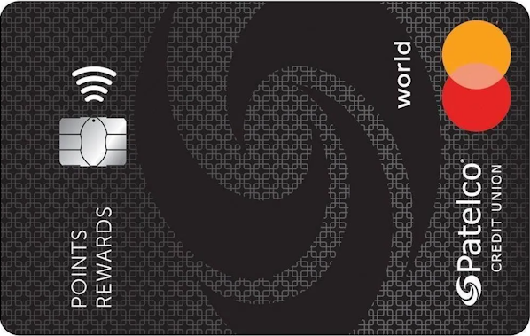 Patelco Credit Union Points Rewards World Mastercard® card art