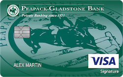 Peapack-Gladstone Bank Visa® Business Cash Preferred card art