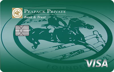 Peapack Private Bank & Trust Visa® Reserve Rewards+ Card card art