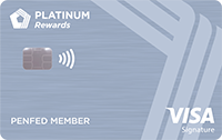 PenFed Platinum Rewards Visa Signature® Card card art