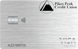 Pikes Peak Credit Union Visa® Travel Rewards+ card art