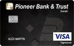 Pioneer Bank & Trust Visa® Business Cash Preferred card art
