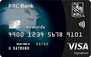 RBC Bank Visa Signature Black Plus card art